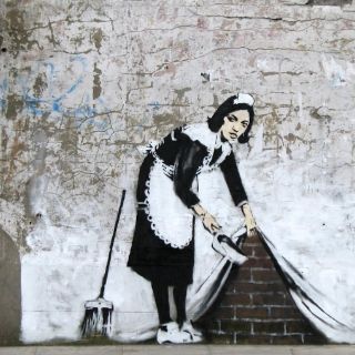 El grafitero Bansky, ¿se sumará a la fiebre olímpica?