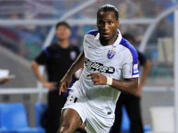 Didier Drogba debuta con su nuevo equipo. AFP  /