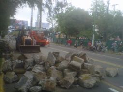 Los congestionamientos se presentan en la salida del puente Rafael Sanzio hasta la Avenida Las Palmas.  /