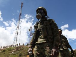 La postura del gobierno es que no existe posibilidad que las fuerzas militares tengan ningún territorio vedado. AP  /