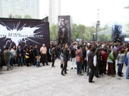 Fanáticos asisten a la premier de la película ''Batman, el caballero de la noche asciende'' en el Auditorio Nacional. EL UNIVERSAL  /