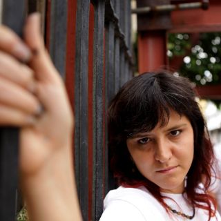 Carmen Reyes celebra en el escenario