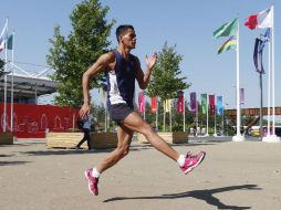 Los atletas árabes se debaten entre sus obligaciones deportivas y religiosas. En imagen, el corredor Ak Haffy Tajuddin, de Brunei. AFP  /