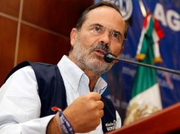 Gustavo Madero comenta que la derrota panista se dio por ''múltiples factores'' que deben analizar y en su caso ''corregir''. ARCHIVO  /