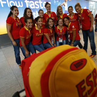 La delegación española aterriza en Londres