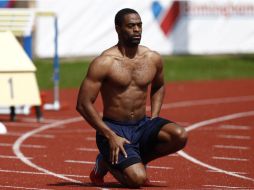 Tyson se prepara en una sesión en EU para Londres 2012. AP  /