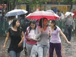 El Sistema Nacional de Protección Civil pronostica lluvias, entre moderadas y fuertes, para la mayor parte del país. ARCHIVO  /