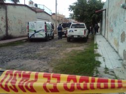 Al arribo de personal de Protección Civil y Bomberos de Zapopan, el tambo todavía estaba prendido.  /