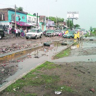 Tormenta pasa factura a la zona del Cerro del Cuatro