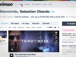 La singularidad de Vimeo radica en que sólo se permite alojar contenido creado por el usuario. ESPECIAL  /