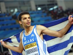 Dimitris Chondrokoukis, campeón mundial en sala con un salto de 2.33 m, dio positivo por stanozolol, un esteroide anabolizante. AFP  /