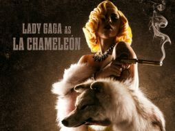 Imagen que posteó Robert Rodríguez donde aparece Lady Gaga en su personaje de ''La Camaleón''. ESPECIAL  /