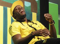 ''Siempre estoy listo. Ahora, es todo para los Juegos'', declaró divertido Usain Bolt. EFE  /