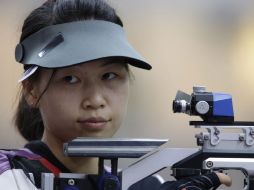 La china Yi Siling es la número uno del mundo del ranking en la carabina de 10 m. AP  /