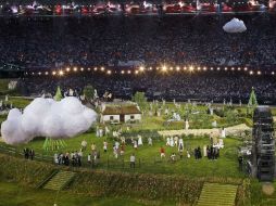 En punto de las 15 horas, tiempo de México, da inicio la ceremonia inaugural de los Juegos Olímpicos Londres 2012. REUTERS  /