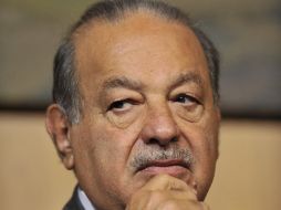 El magnate Carlos Slim participa en la XVIII Reunión Plenaria del Círculo de Montevideo en Ciudad de México. EFE  /