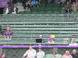Sobran lugares. El complejo de Wimbledon lució zonas vacías. REUTERS  /