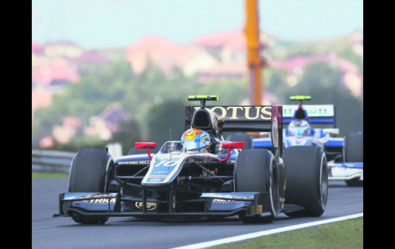 Esteban Gutiérrezse tuvo que conformar con el octavo puesto. CORTESÍA LOTUS  /