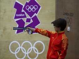 La competidora tapatía terminó la prueba a ocho puntos de la líder china Wenjun Guo. ARCHIVO  /