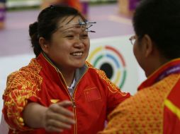 Guo Wenjun liga su segundo triunfo olímpico. AFP  /