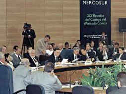 Aspecto de la XIX cumbre del Mercosur en 2011. ARCHIVO  /