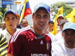 Henrique Capriles, candidato de la oposición. ARCHIVO  /