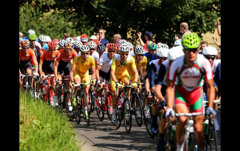 Evans acabó en el lugar 80 en la prueba de ruta. AFP  /