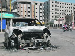 Destrozos. Los ataques del Ejército oficial, por tierra y aéreos, han dañado a la ciudad de Alepo. AFP  /