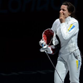 Shemyakina es campeona en esgrima