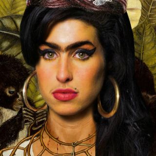 Amy Winehouse, al estilo Frida Kahlo