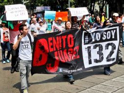 Eloi Vázquez, de la Comisión Política Nacional del PRD, señala que su partido es respetuoso de las acciones de #YoSoy132. ARCHIVO  /