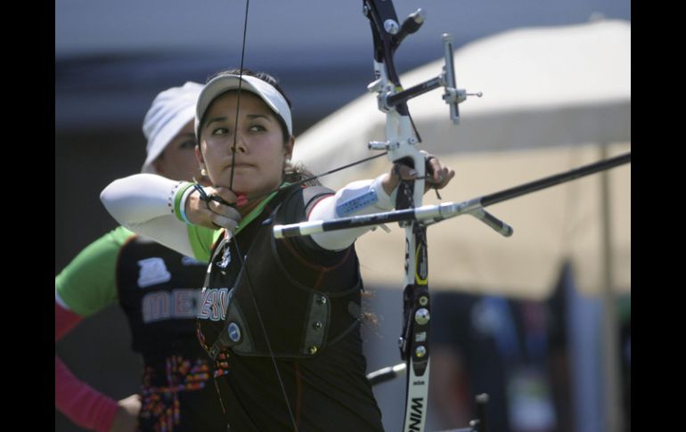 La mexicana completo una puntuación de 110 unidades contra 107 de su rival británica.ARCHIVO  /