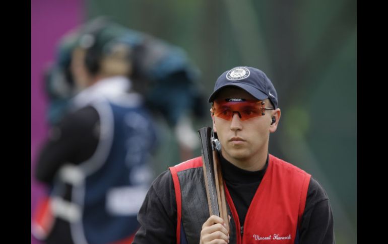 Vincent Hancock también conquistó el oro en Beijing 2008. AP  /