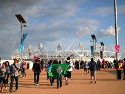 Mientras el centro londinense está depauperado, el este de Londres concentra visitantes al hospedar el Parque Olímpico. AFP  /