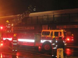 Las llamas alcanzaron a incendiar una planta de luz. ARCHIVO  /