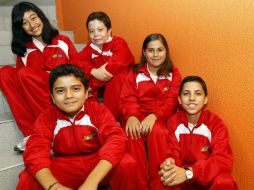 Los cinco estudiantes, formaron parte del equipo representativo de Jalisco.  /
