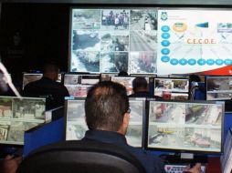 Centro de Comunicaciones y Observación Electrónica (Cecoe), desde a donde llega la información de las cámaras. ESPECIAL  /