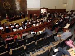 La Junta de Coordinación Política considera incongruente la decisión ya que se invalidará la volund del Legislativo. ARCHIVO  /