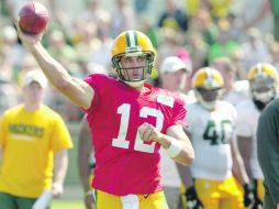 Cuentas pendientes. Aaron Rodgers se quedó a un paso de volver al Super Bowl. AP  /