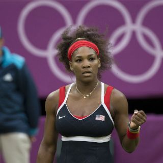 Serena Williams tiene un día de campo