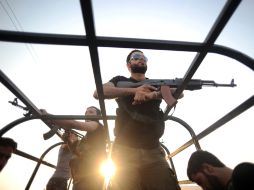 Comandos armados con pistolas d egrueso calibre rondan continuamente por las ciudades de sIRIA. La ONU pide protección para civiles.EFE  /