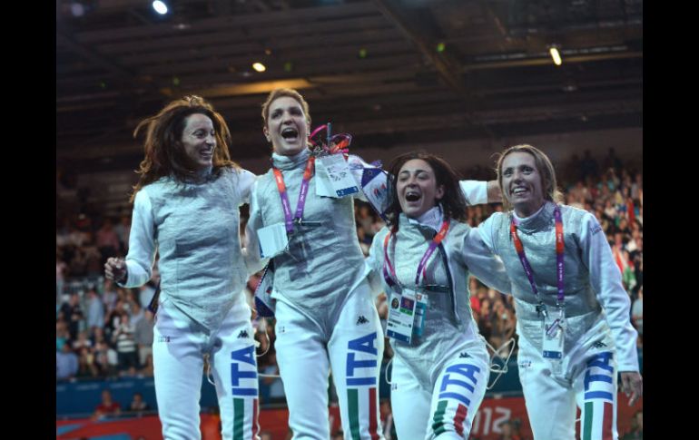 Las italianas confirman su posición de élite en la esgrima. AFP  /