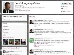 Luis Videgaray rechaza las acusaciones hechas por Ricardo Monreal a través de su cuenta de Twitter @LVidegaray. ESPECIAL  /
