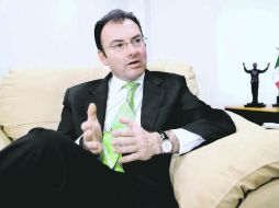 Luis Videgaray niega las acusaciones que ha recibido por parte de la izquierda. EL UNIVERSAL  /