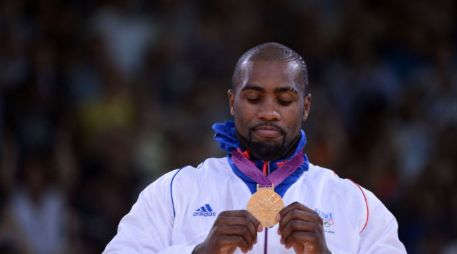 El judoca, satisfecho tras cumplir los pronósticos y hacer delirar a los aficionados franceses. AFP  /