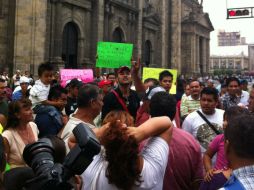 Los comerciantes permanecen en el Centro Histórico de Guadalajara.  /