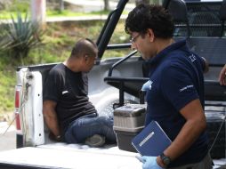 El agresor trató de escapar, pero fue detenido por policías municipales.  /