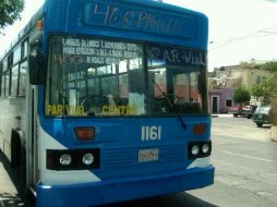 Durante las manifestaciones usuarios y choferes se ven afectados. ARCHIVO  /