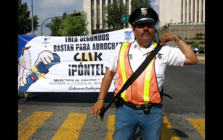 Por no usar el cinturón de seguridad la SVyT aplica en promedio 10 mil multas mensualmente. ARCHIVO  /