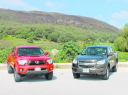 Ambas pickups ofrecen cosas interesantes. Cada una, desde su trinchera, tratará de convencer a sus futuros dueños que es la mejor.  /